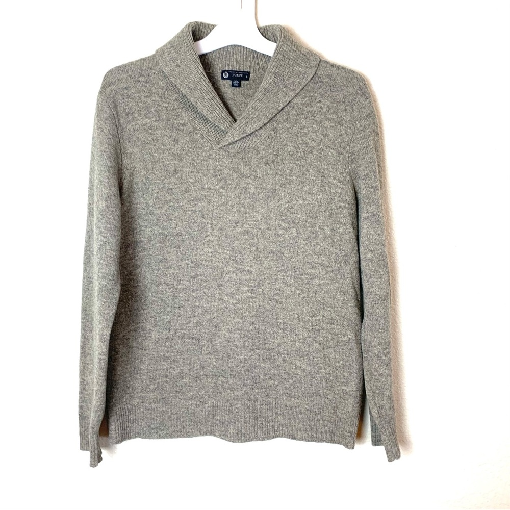 J.Crew Men's Wool Shawl Collar Sweater Size S